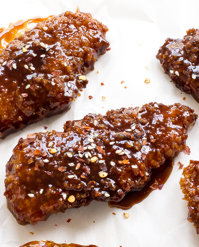 Sweet and Spicy Asian Chicken Tenders