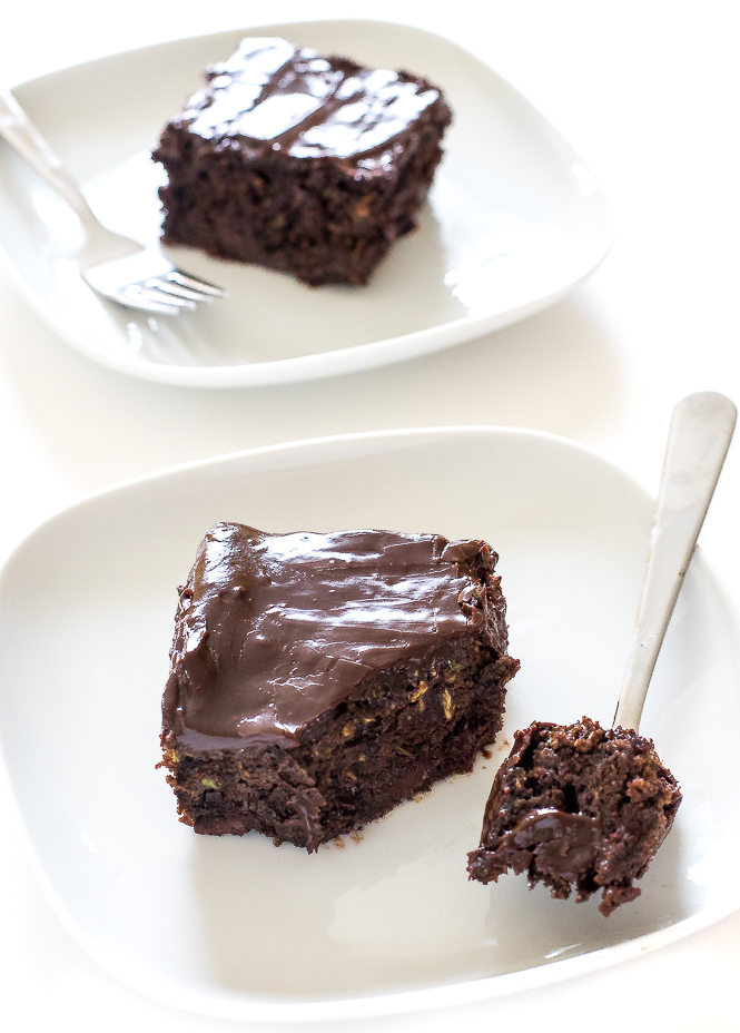 Easy Chocolate Zucchini Brownies