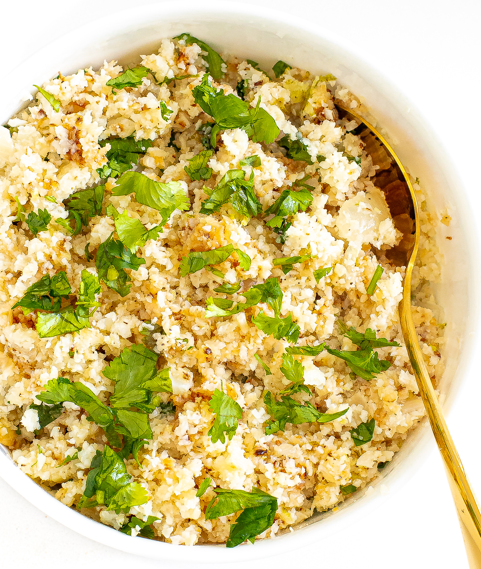 Cilantro Lime Cauliflower Rice