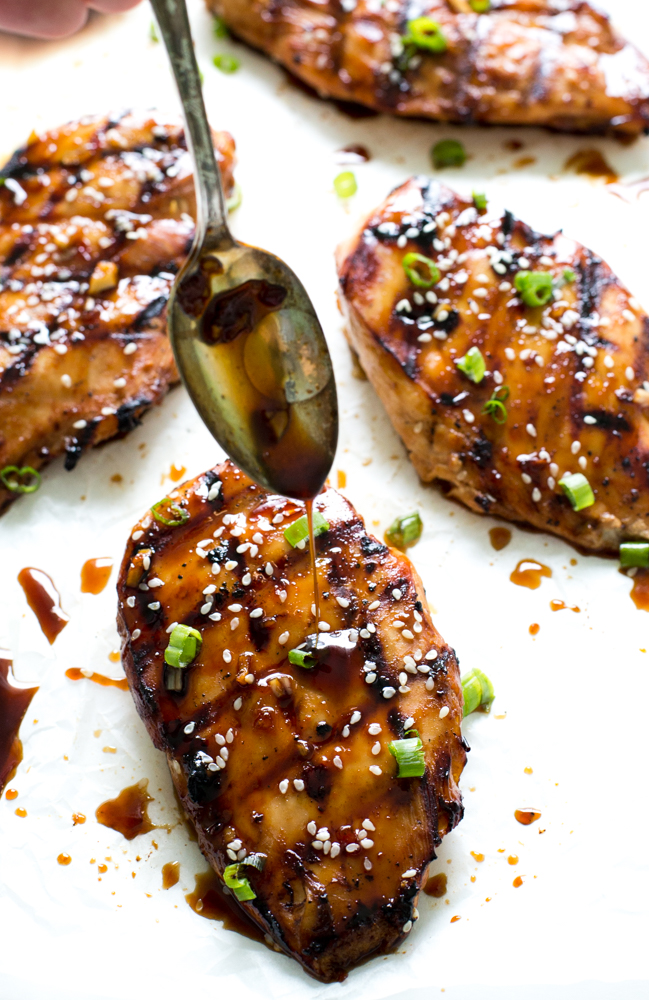 Grilled Asian Chicken Breasts Recipe - Chef Savvy