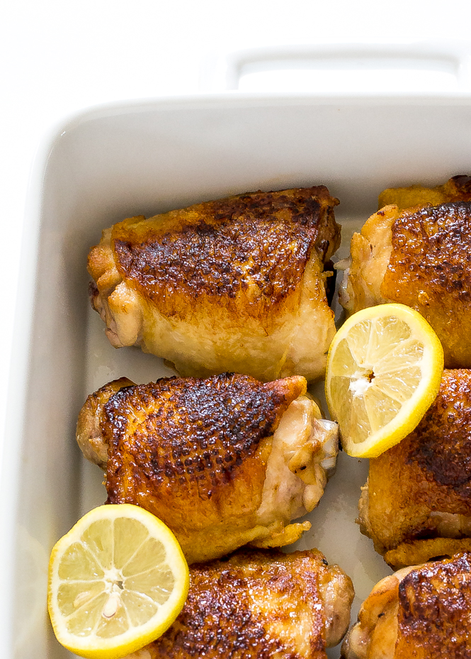 Easy 5 Ingredient Honey Lemon Garlic Chicken - Chef Savvy