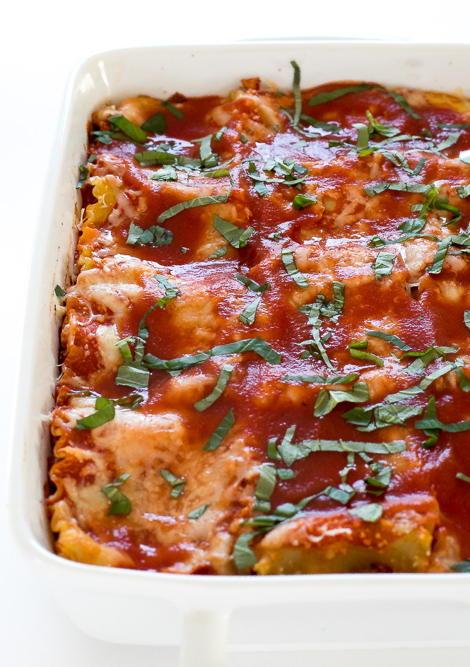 Baked Lasagna Roll Ups | chefsavvy.com