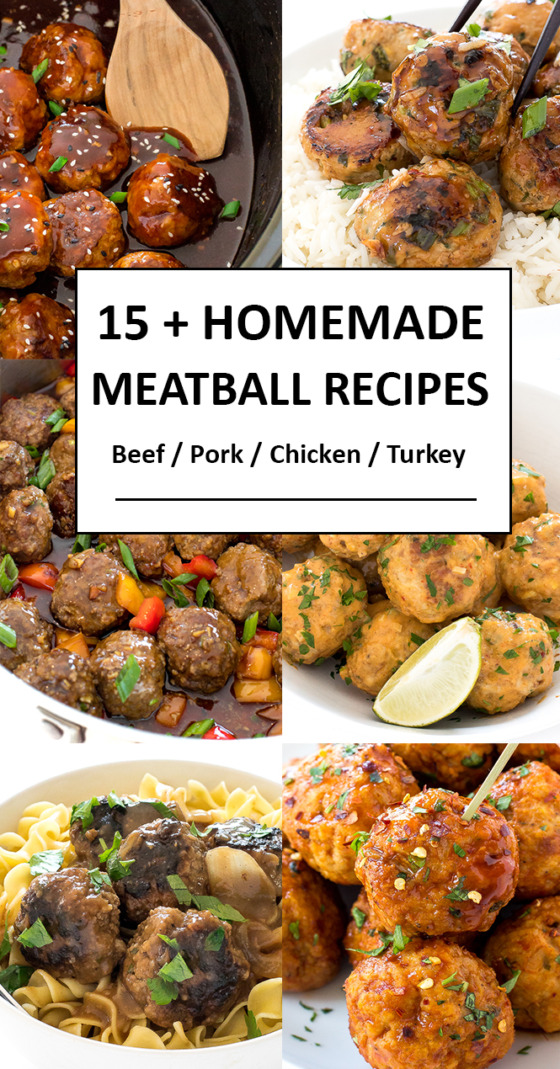 15+ Easy Meatball Recipes