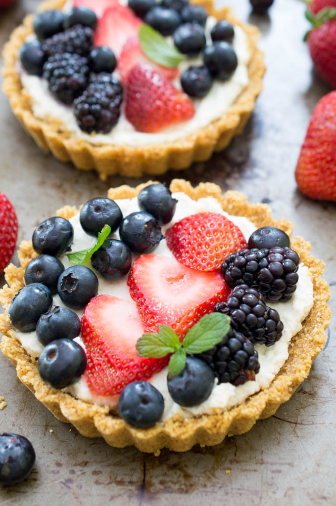 No Bake Mascarpone Fruit Tarts (20 Mins!)- Chef Savvy