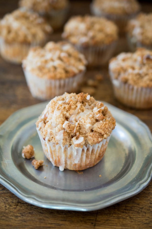 Sour Cream Coffee Cake Streusel Muffins