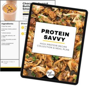 Protein Savvy - high profile recipe collection & meal plan