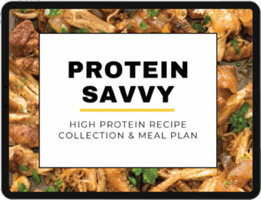 Protein Savvy - high profile recipe collection & meal plan