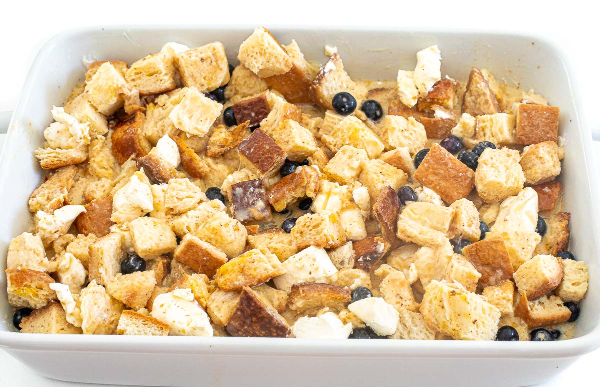 unbaked overnight French toast casserole