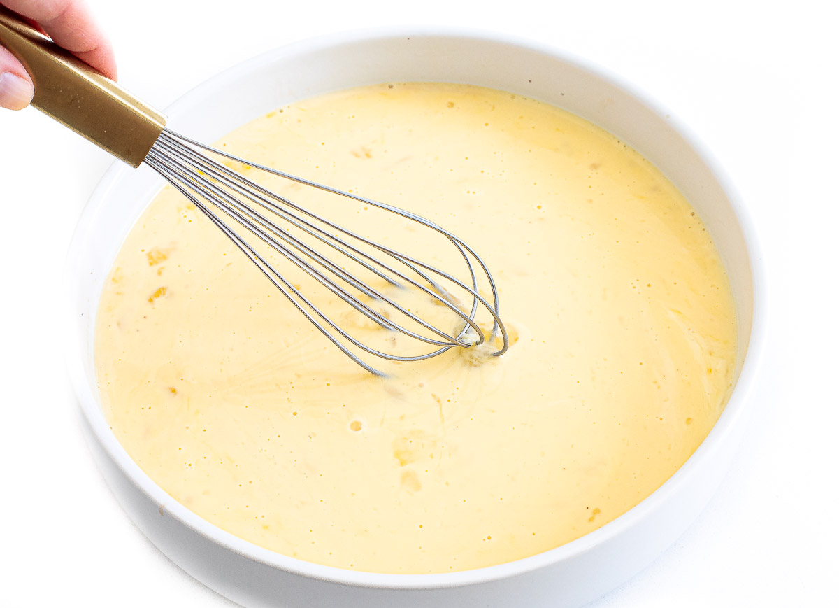 egg custard for eggnog French toast bites