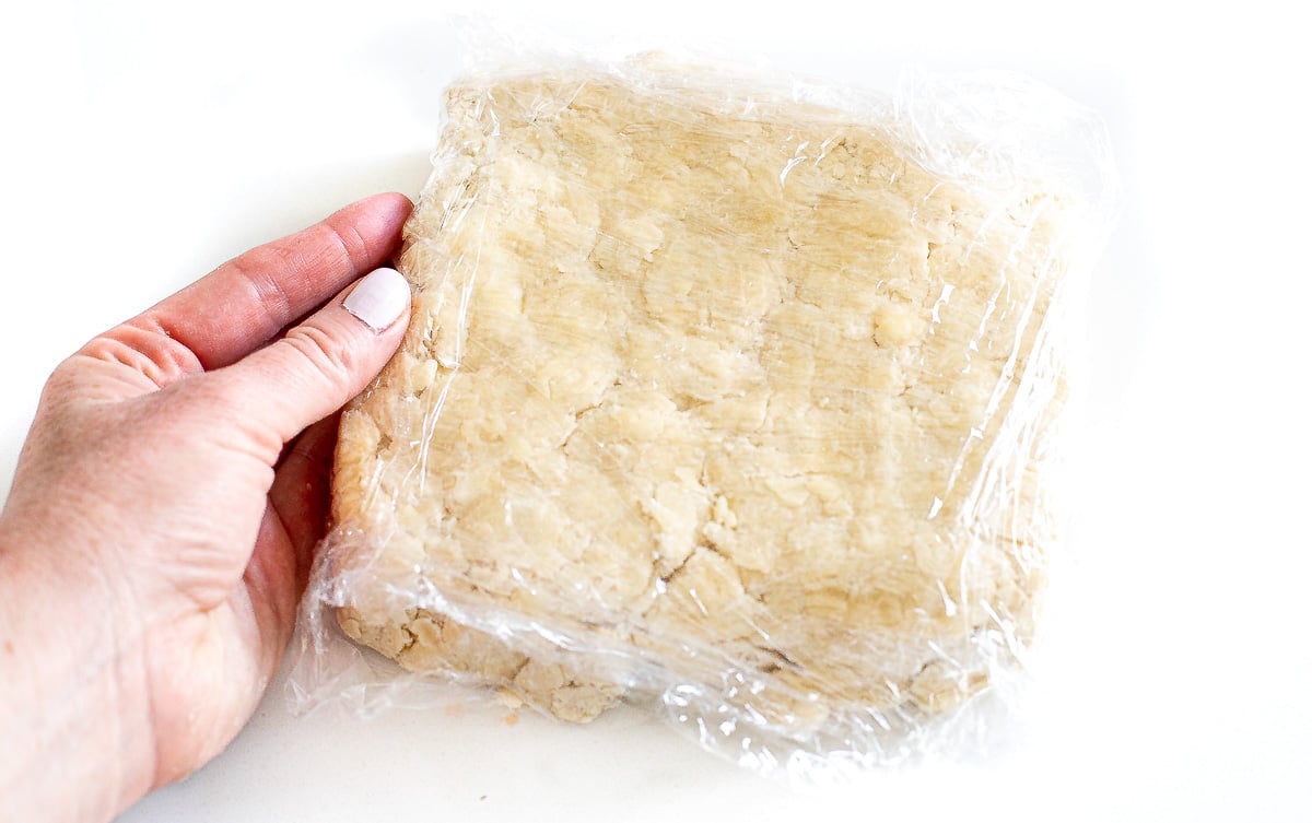 folding dough for puff pastry