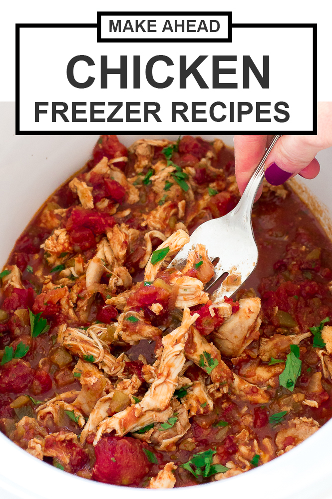 Make Ahead Chicken Freezer Meals | chefsavvy.com