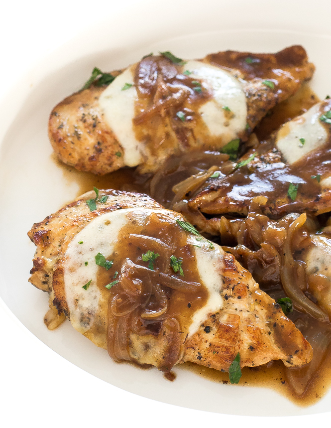 Chicken breast in French sauce 