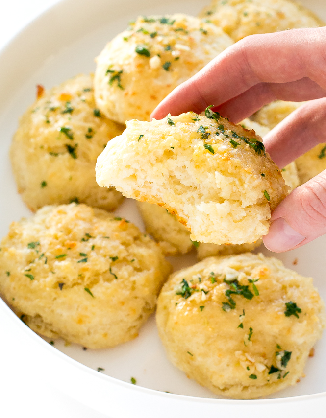 close up shot of biscuits with bite taken out of it