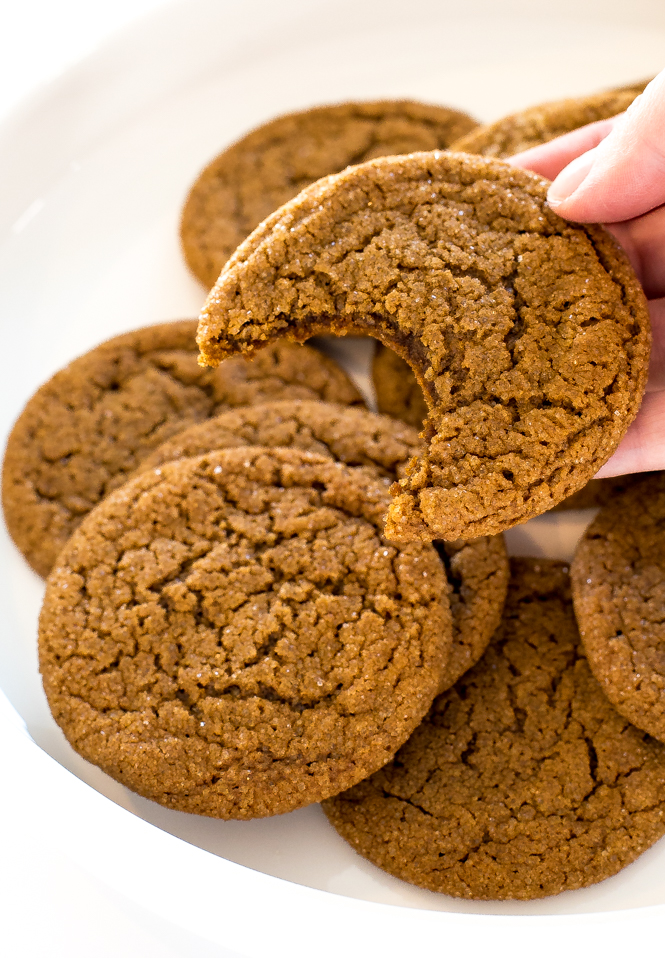 Ginger Molasses Cookies Author grabs a Ginger Molasses Cookies