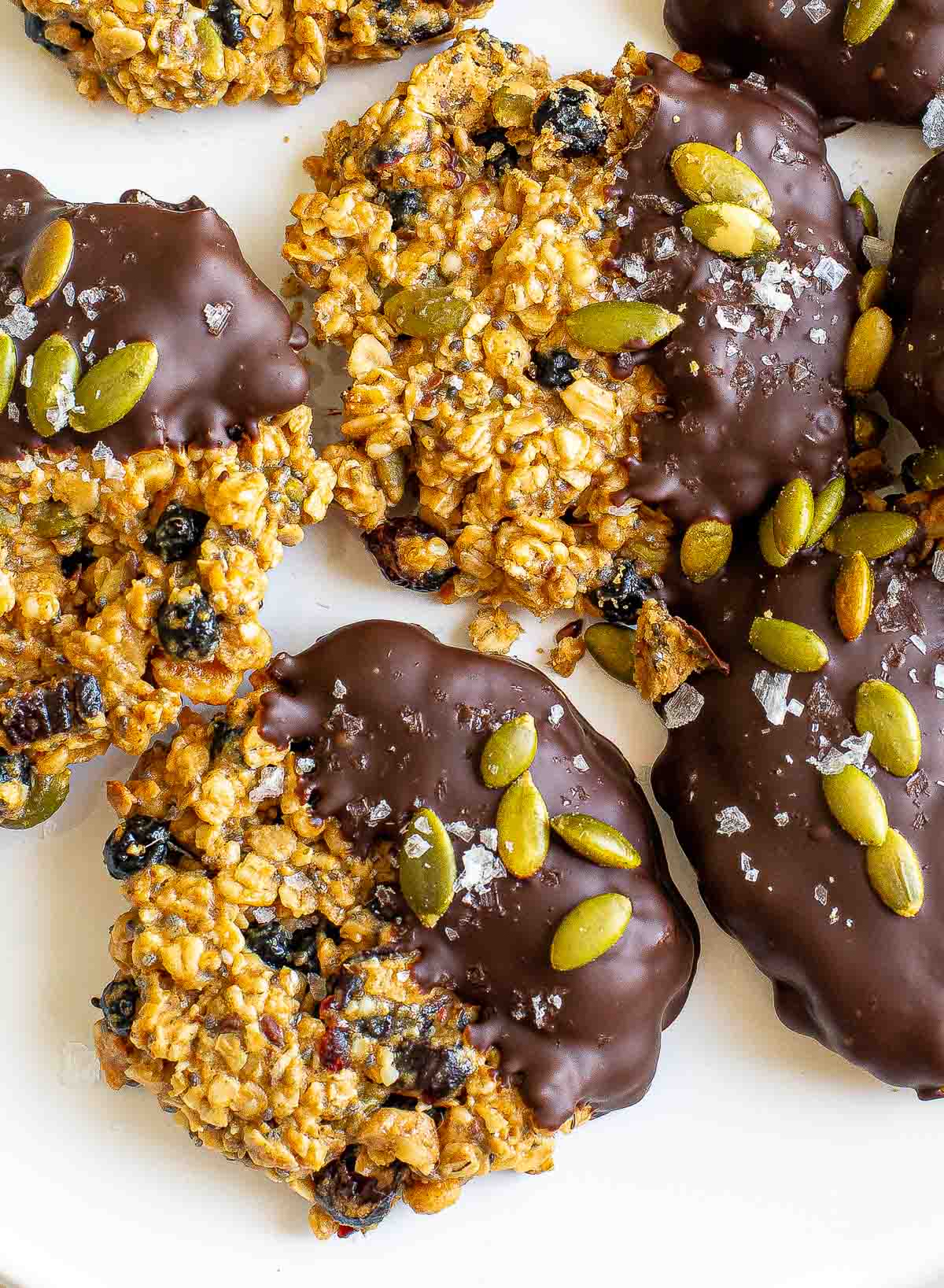 crisp and chewy homemade granola cookies