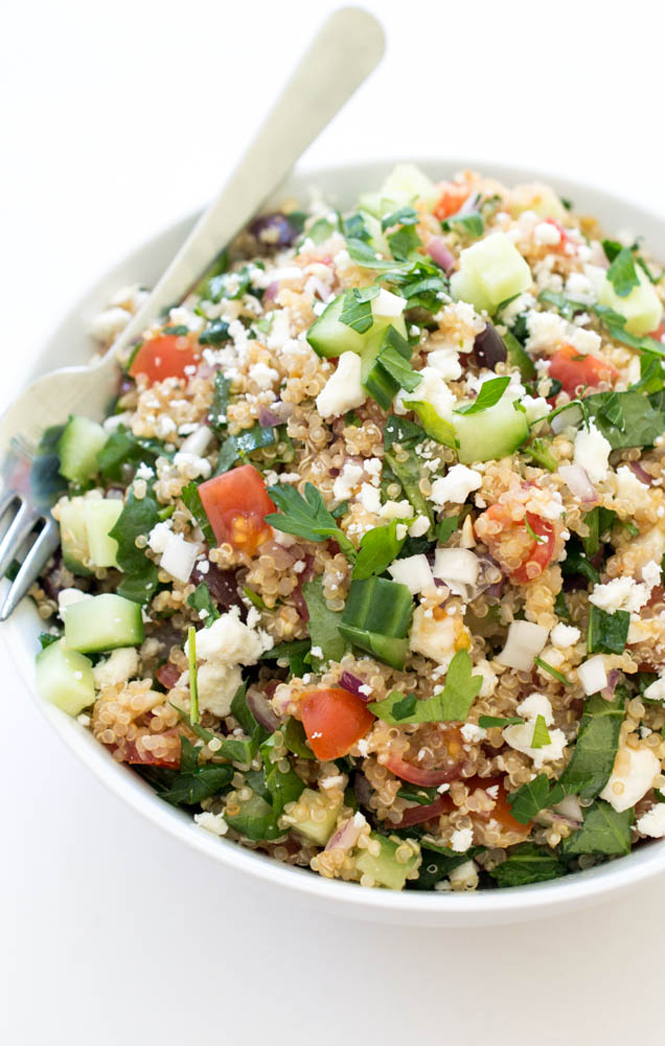 Greek Kale Quinoa Salad