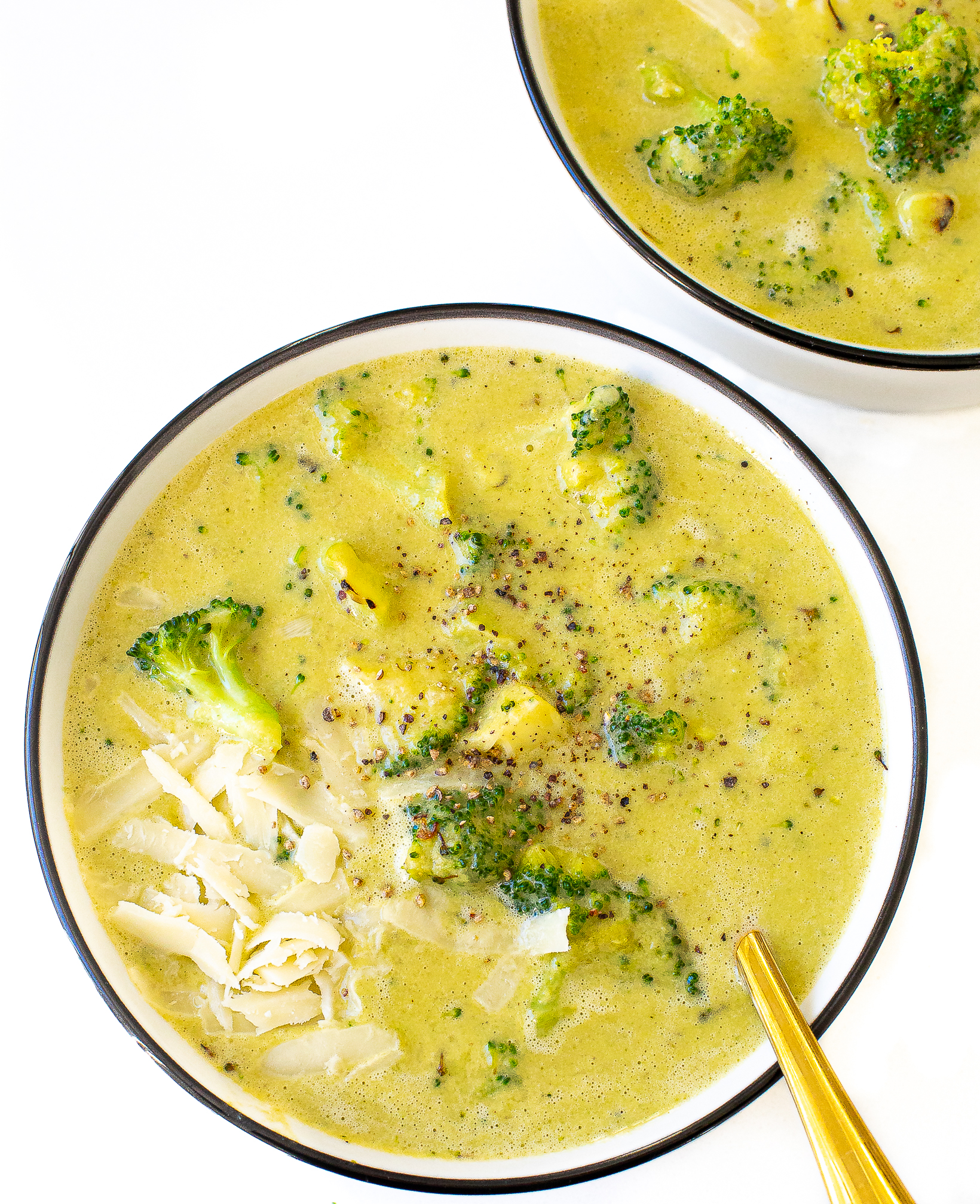High Protein Broccoli Cheddar Soup