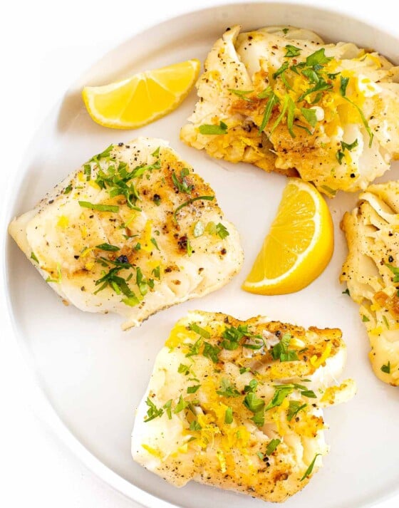Lemon Garlic Cod