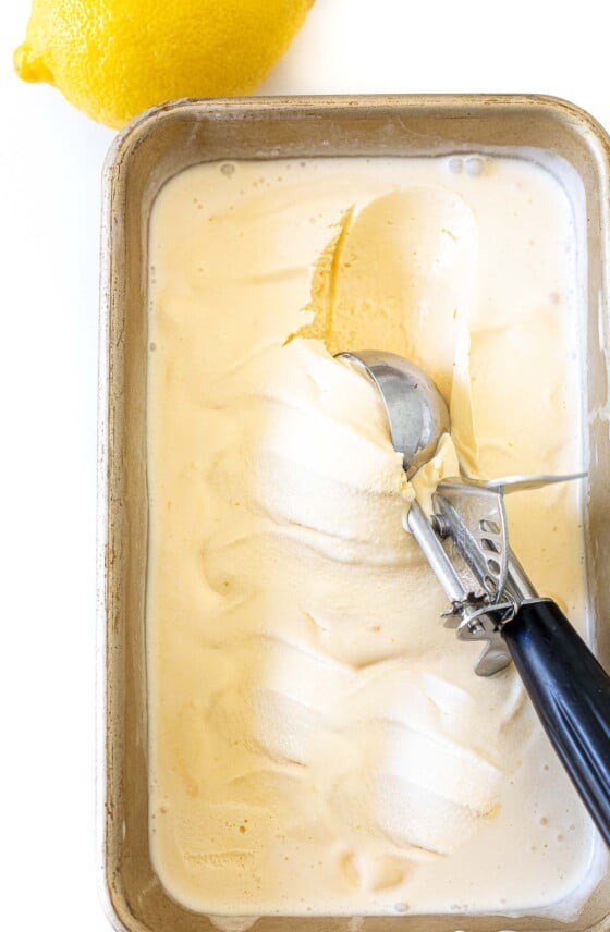 Fresh Lemon Ice Cream