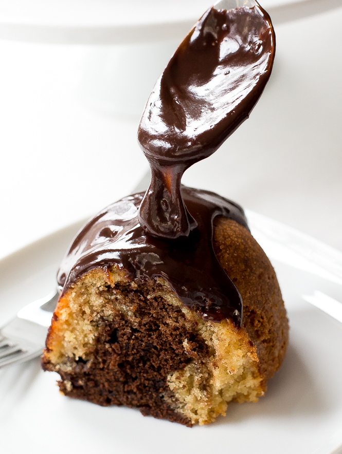 Buttermilk Marble Bundt Cake with Chocolate Glaze | Serena Bakes Simply  From Scratch