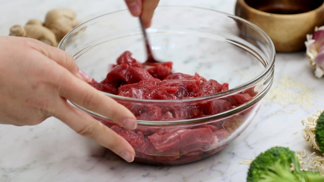 Marinating flank steak in asian style sauce