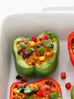 how to make Chipotle Chicken Stuffed Peppers recipe