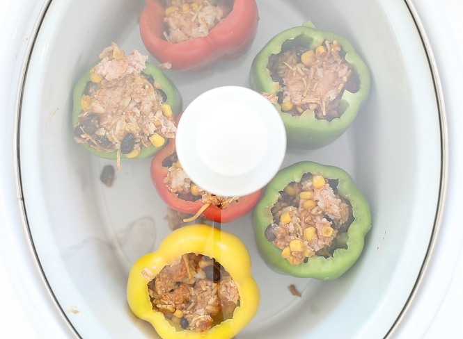 Slow Cooker Stuffed Peppers Easy And Healthy Chef Savvy