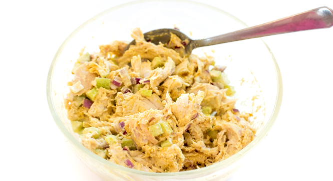 Simple Curry Chicken Salad - A Cedar Spoon