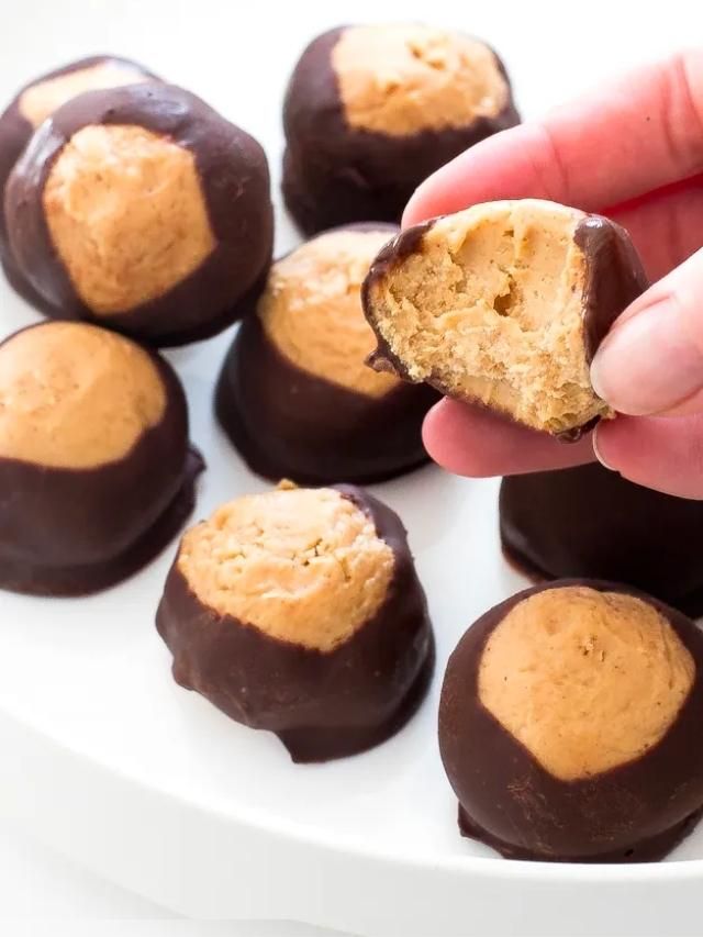 Easy Peanut Butter Buckeyes Candy Recipeeasy Peanut Butter Buckeyes Recipe Chef Savvy