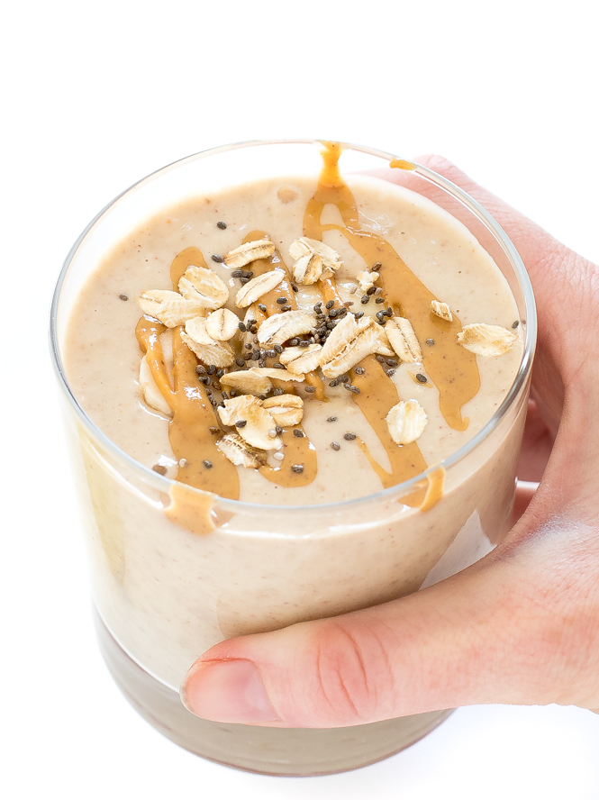 Peanut Butter Oatmeal Smoothie - Chef Savvy