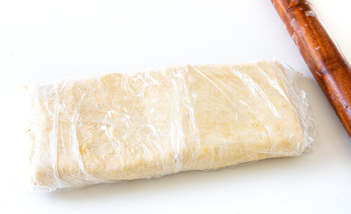 folding dough for puff pastry