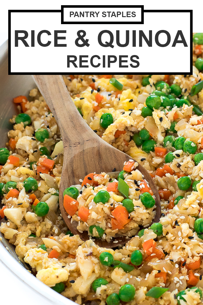 Rice & Quinoa Pantry Recipes | chefsavvy.com