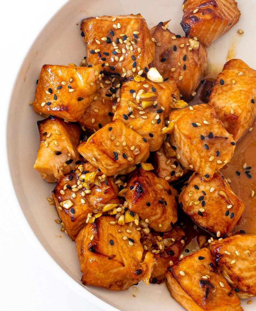 Air Fryer Salmon Bites - Chef Savvy