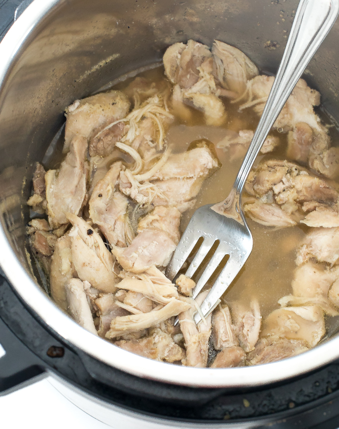 shredded chicken in the instant pot