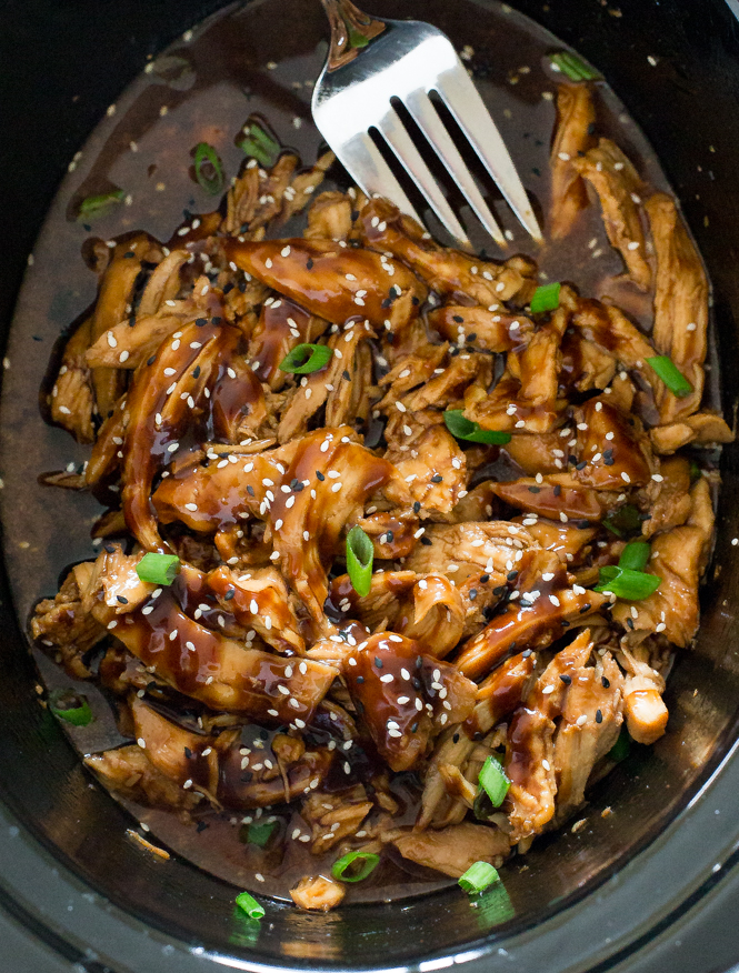 Slow Cooker Honey Garlic Chicken - Chef Savvy