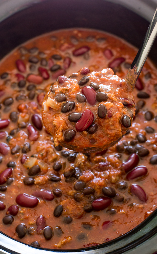 crockpot beef chili