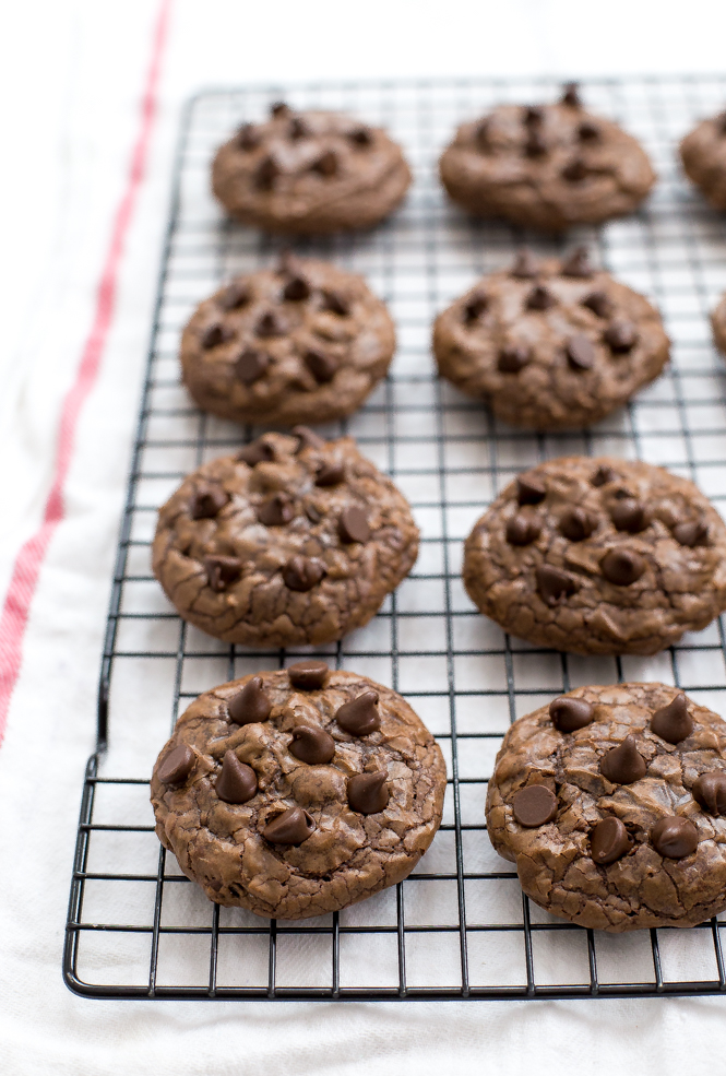 Chewy brownie cookies