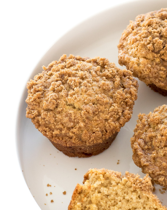 Sour Cream Coffee Cake Streusel Muffins