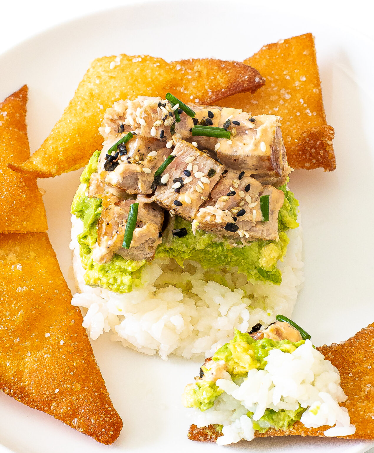 Ahi Tuna Sushi Stack - Chef Savvy