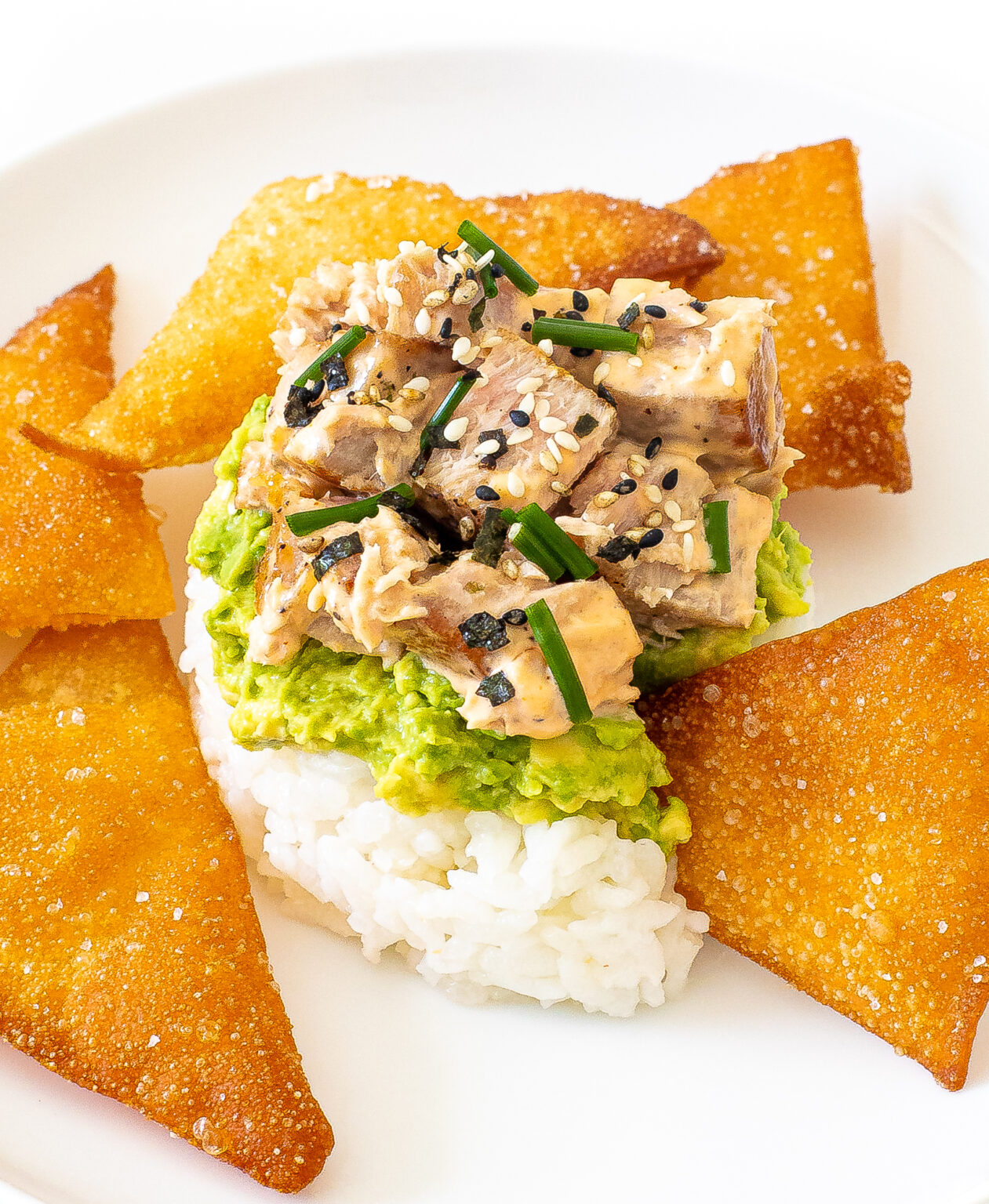 Ahi Tuna Sushi Stack - Chef Savvy