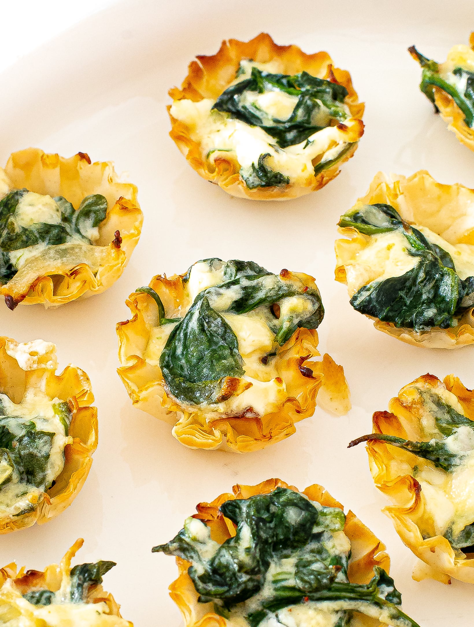 Spinach Phyllo Cups