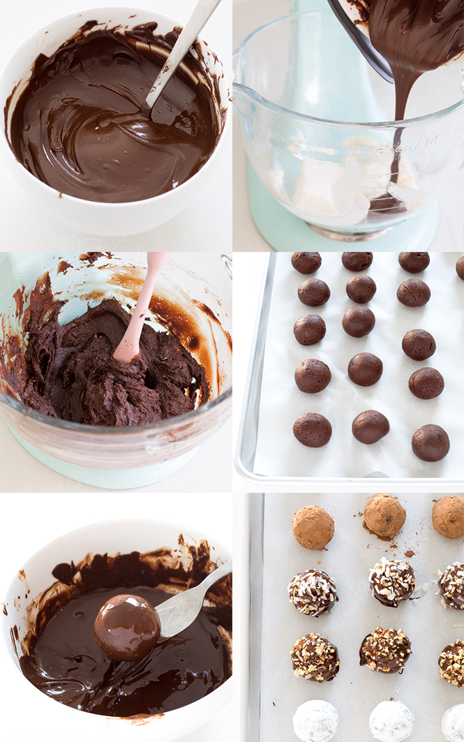 Step by step pictures of Cream Cheese Truffles | chefsavvy.com Step by step pictures of Cream Cheese Truffles | chefsavvy.com