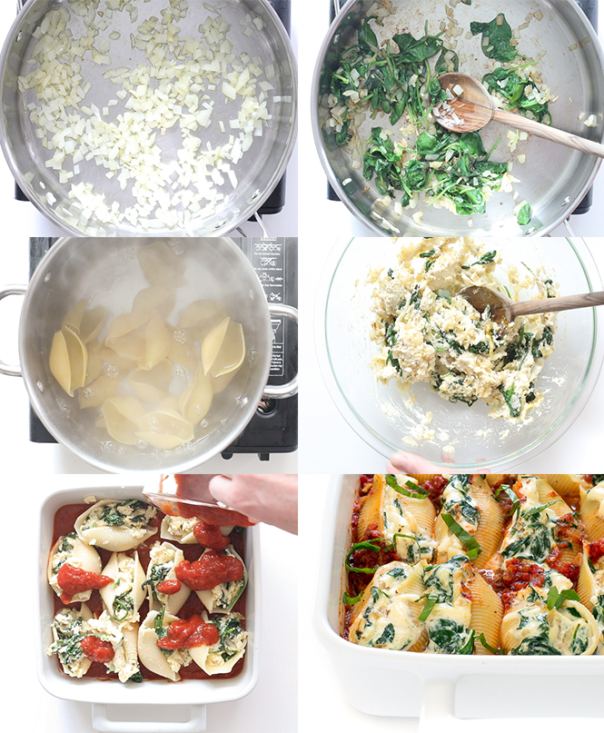 Easy Spinach And Ricotta Stuffed Shells - Chef Savvy