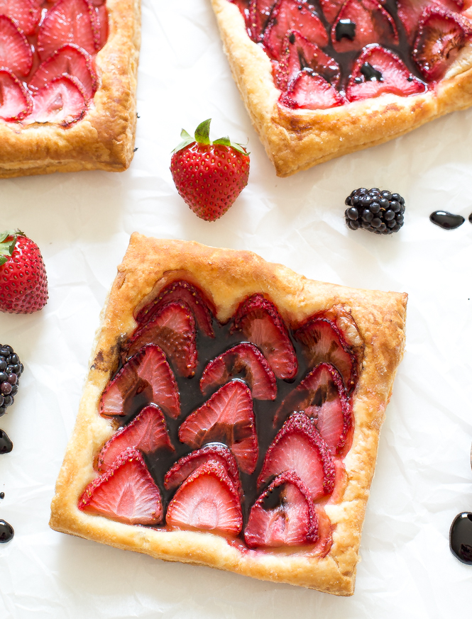 Strawberry Balsamic Tart