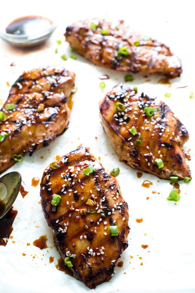 Grilled Asian Chicken Breasts Recipe - Chef Savvy