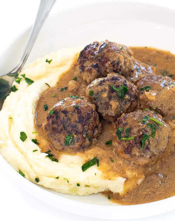 The BEST Swedish Meatballs in Brown Gravy Recipe