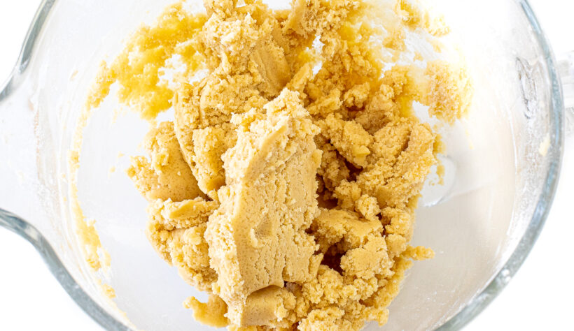 Tart dough in a bowl.