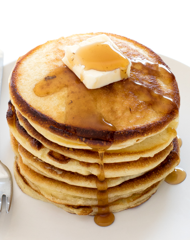 Homemade Buttermilk Pancakes Recipe