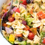Easy Bow Tie Pasta with Roasted Veggies — chefsavvy.com