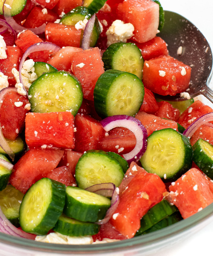 watermelon feta salad